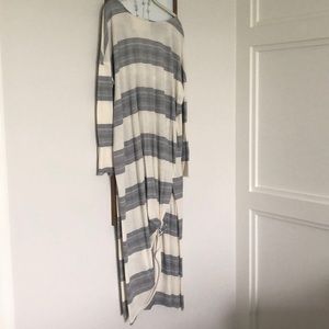 Free people beach striped maxi